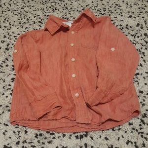 Boy's Janie and Jack linen button down